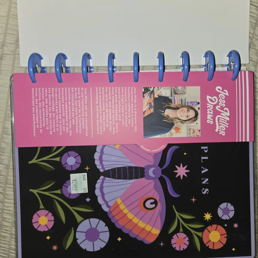 The Happy Planner Butterfly Design with Purple and Pink Accents - Picture 4 of 10